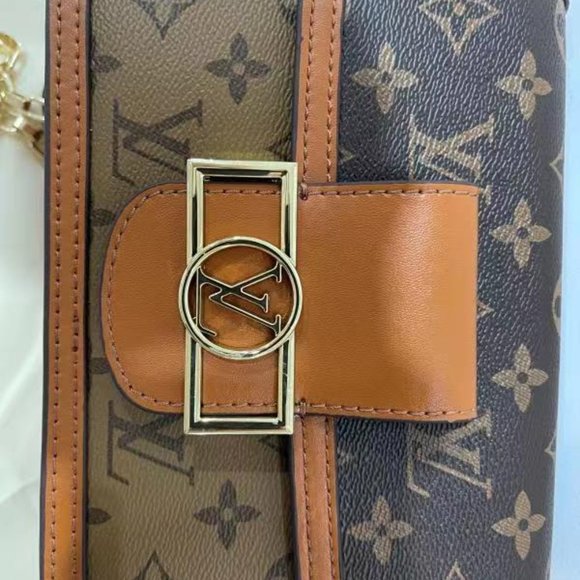LV classic flap ladies bag Daphne bag, 80% new